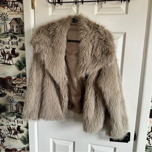 Taupe Fur Jacket